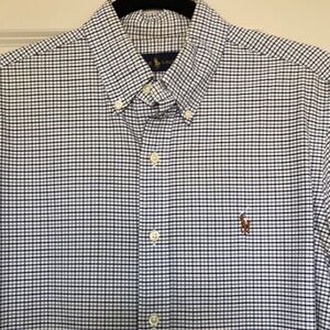 Men’s Ralph Lauren long sleeve polo, size Medium